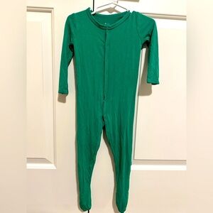 Kyte Baby Toddler Retired Green Fern Snap Footie Sleeper Size 18-24 Months